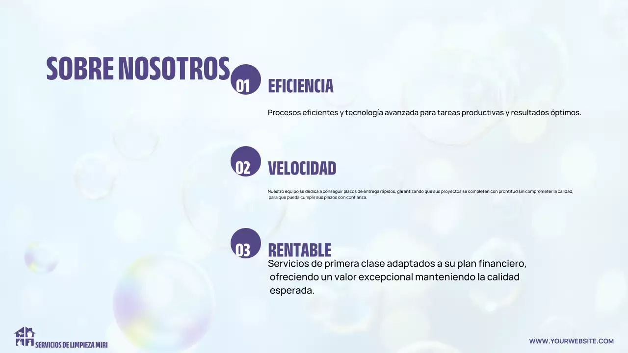 ligera presentación de limpieza moderna