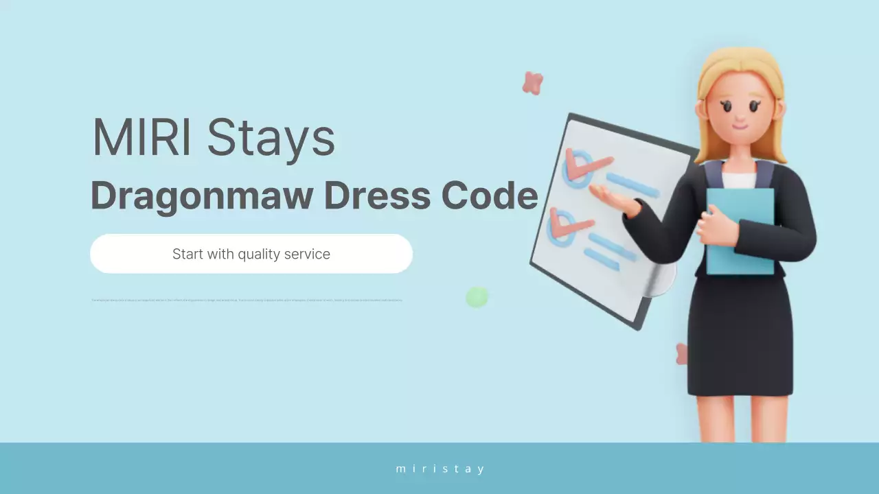 Presentasi Panduan Kode Berpakaian Modern Biru