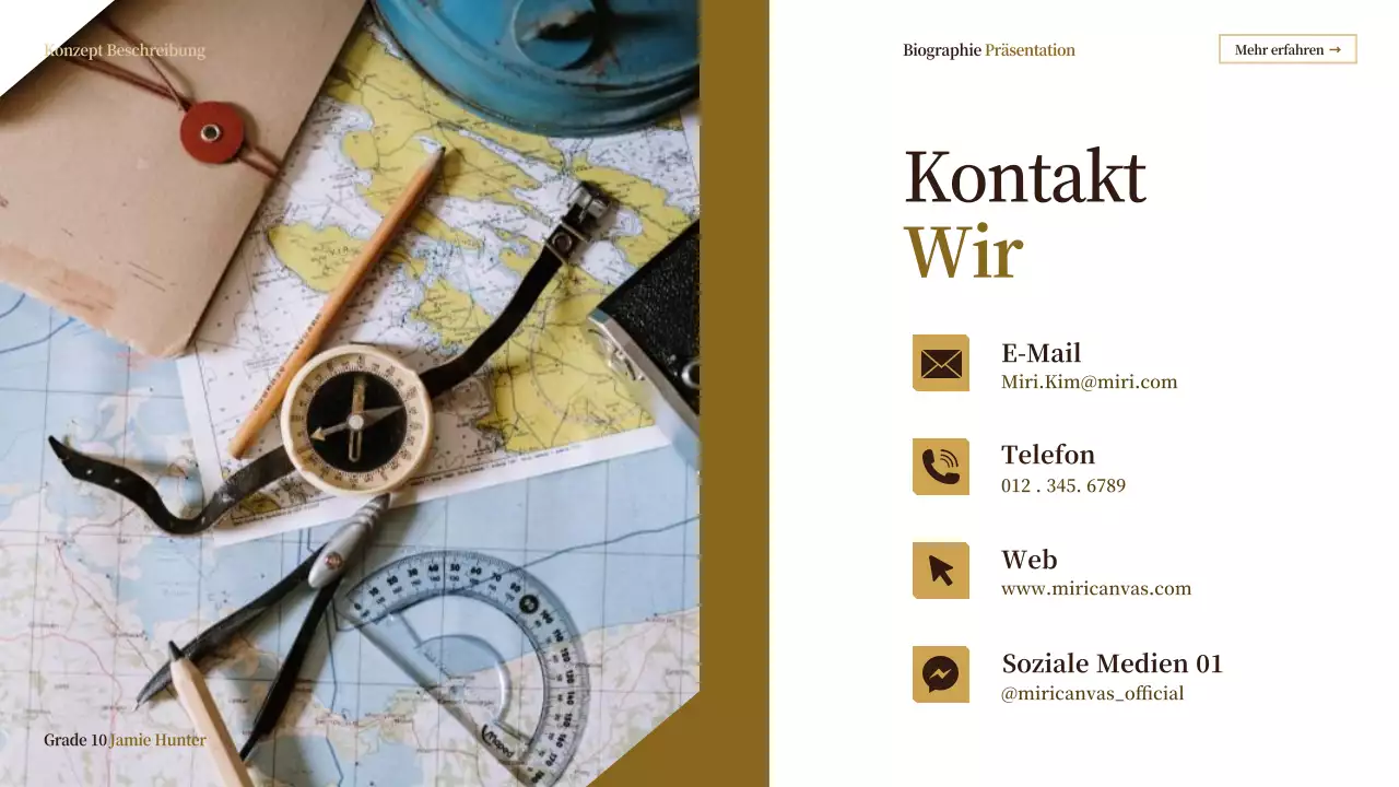 beige vintage biographie klasse