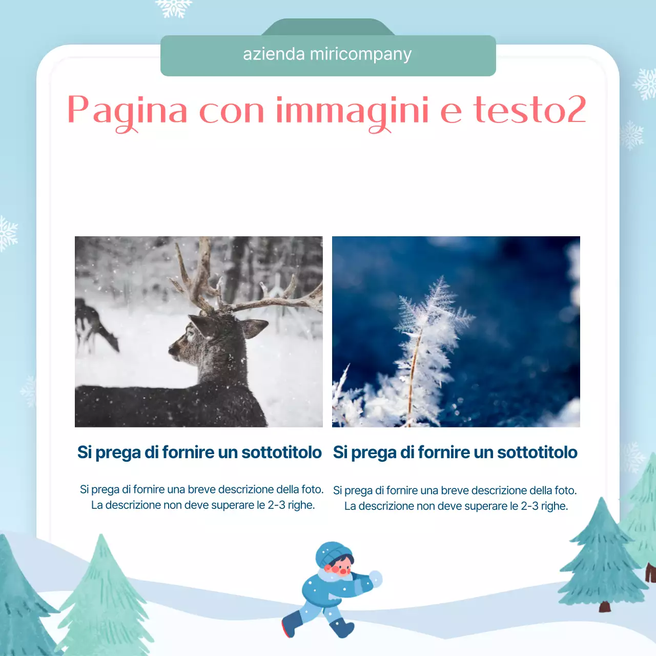 Azzurro Guida al design semplice