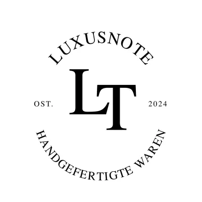 schwarz Luxus Touch Logo Design