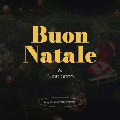 Biglietto di Natale classico astratto