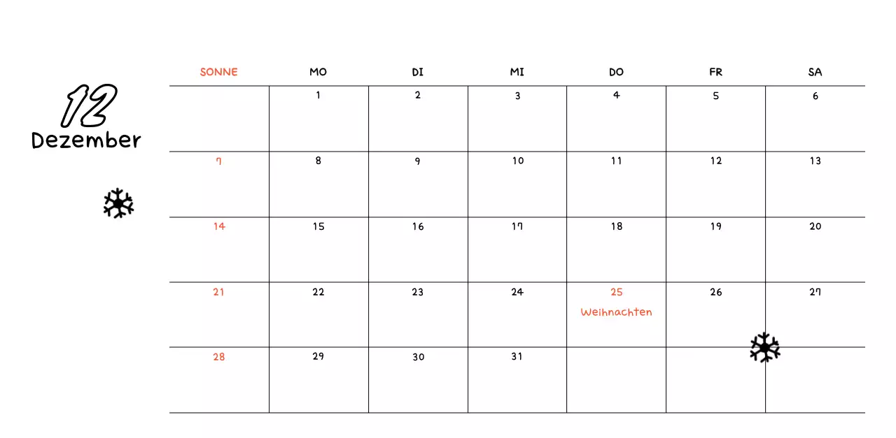 Feiern Sie das neue Jahr in Weiß