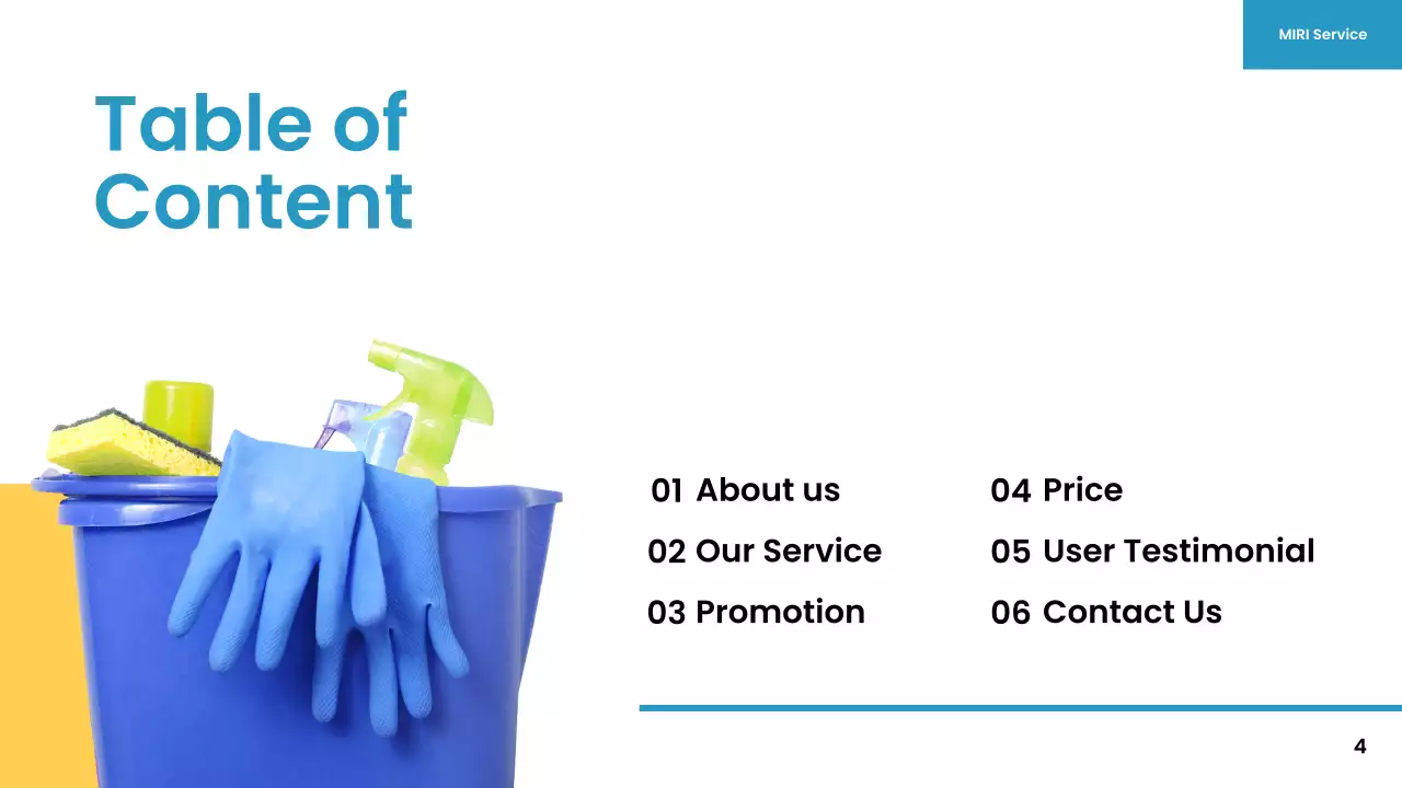 Blue Modern Cleaning Presentation