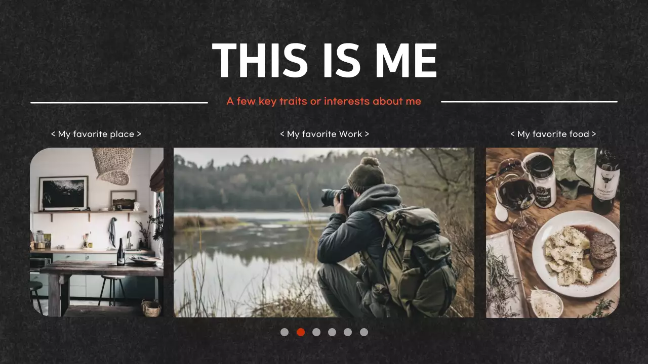 Trình bày danh mục đầu tư hiện đại màu đen