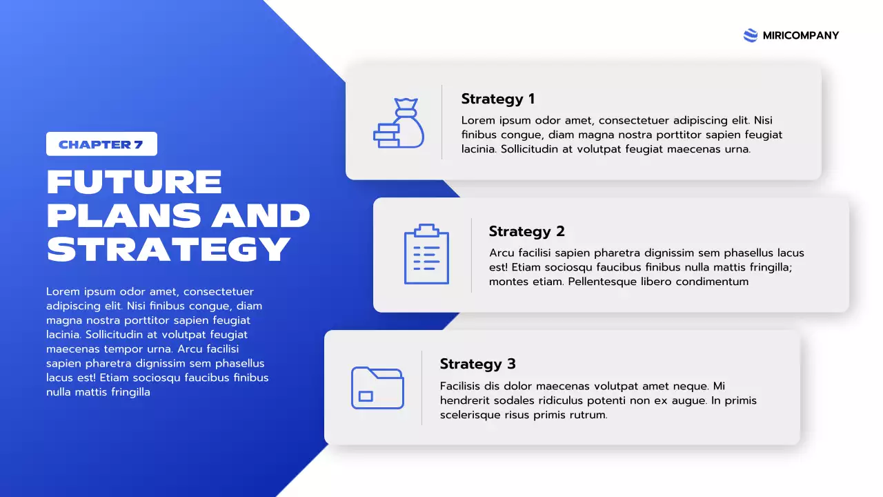 Blue Modern Business Report Presentation