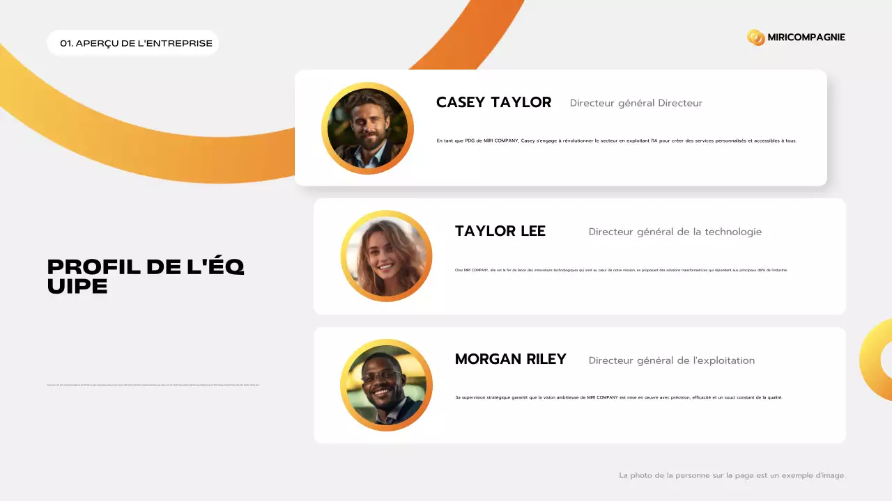 orange modern business pitch