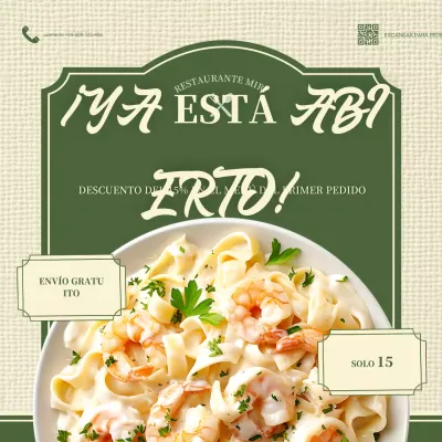 promoción restaurante green classic