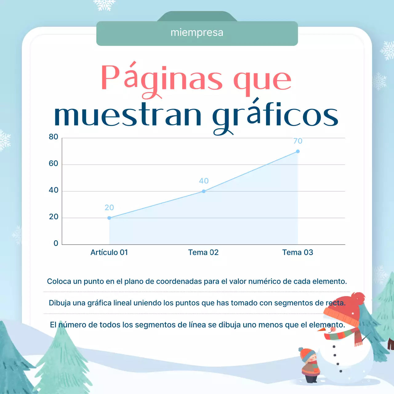 Azul claro Guía de diseño sencillo