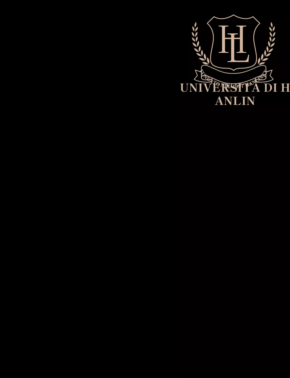 Logo dell'Università Black Advanced