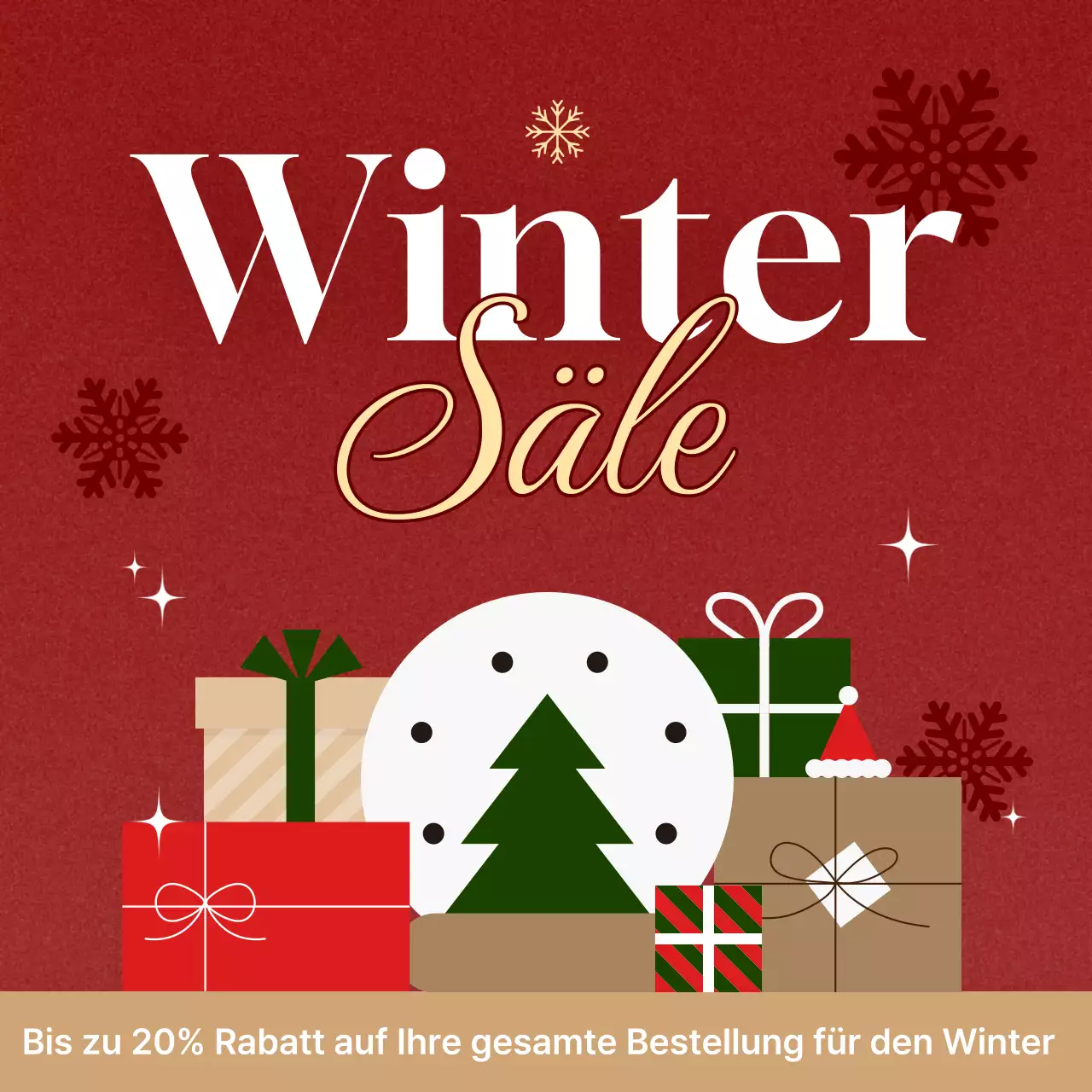 Blue Modern Weihnachtsveranstaltung