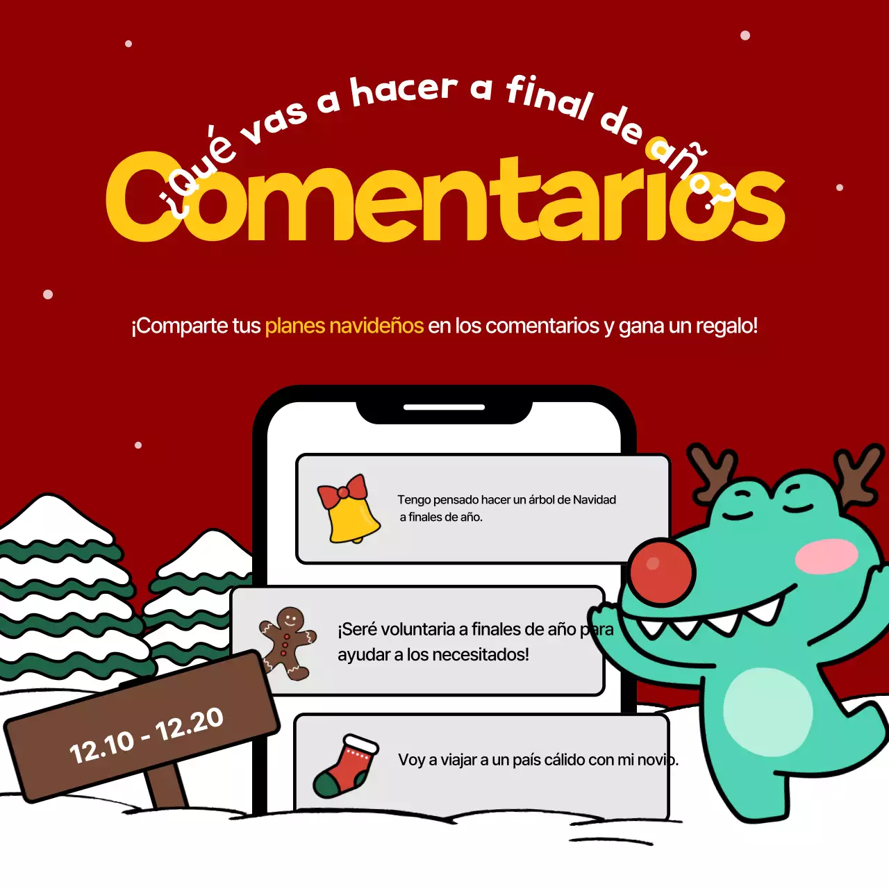 Red Christmas: promoción de marketing para las fiestas navideñas