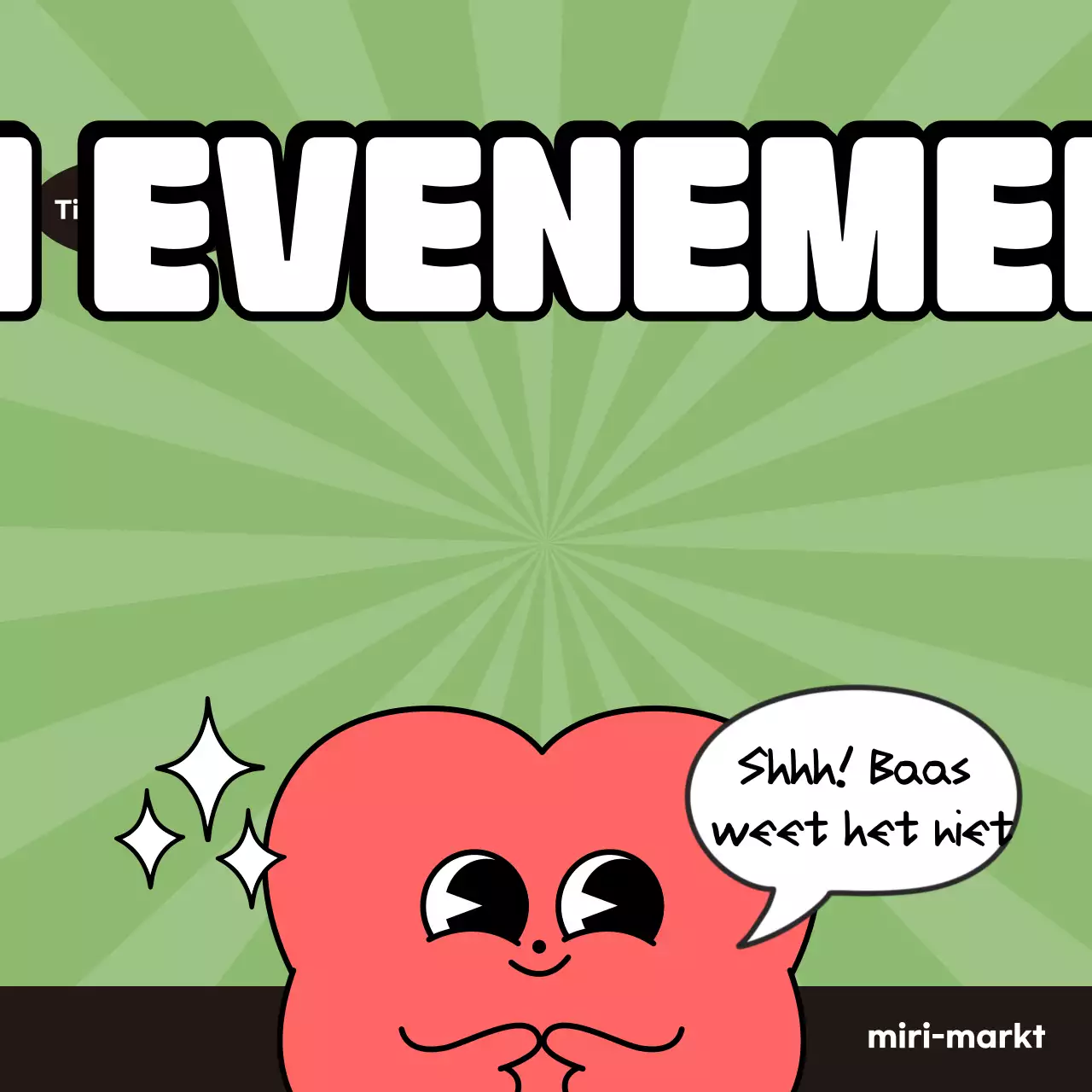 Oranje Schattig Promotie-evenement