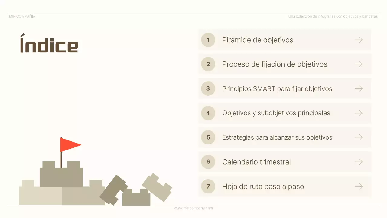 Anuncio infográfico minimalista en beige