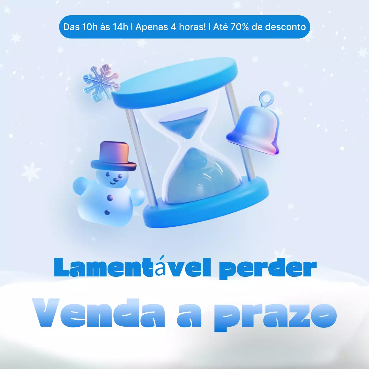 Promoção Blue Modern Timesale