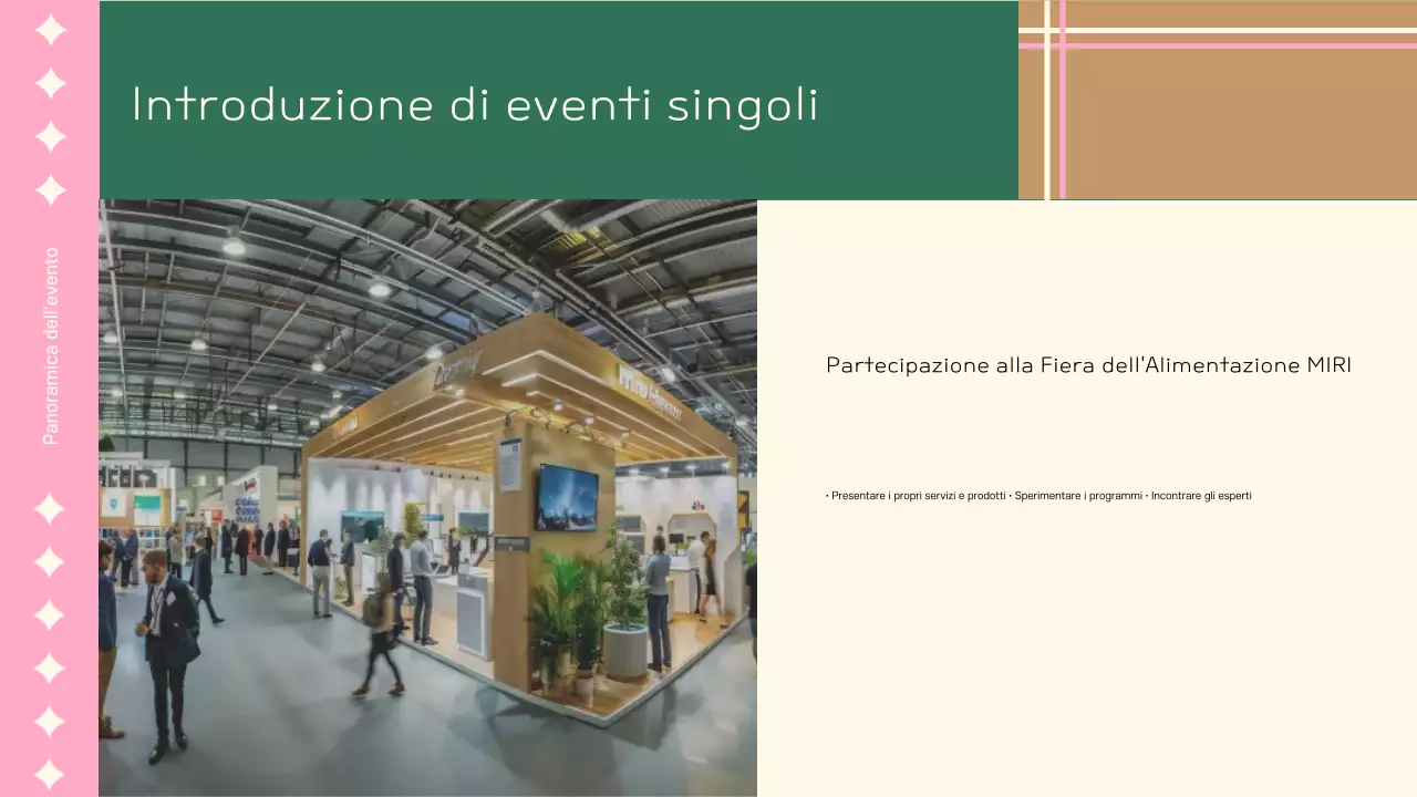 Una simpatica presentazione di fine anno aziendale in rosa