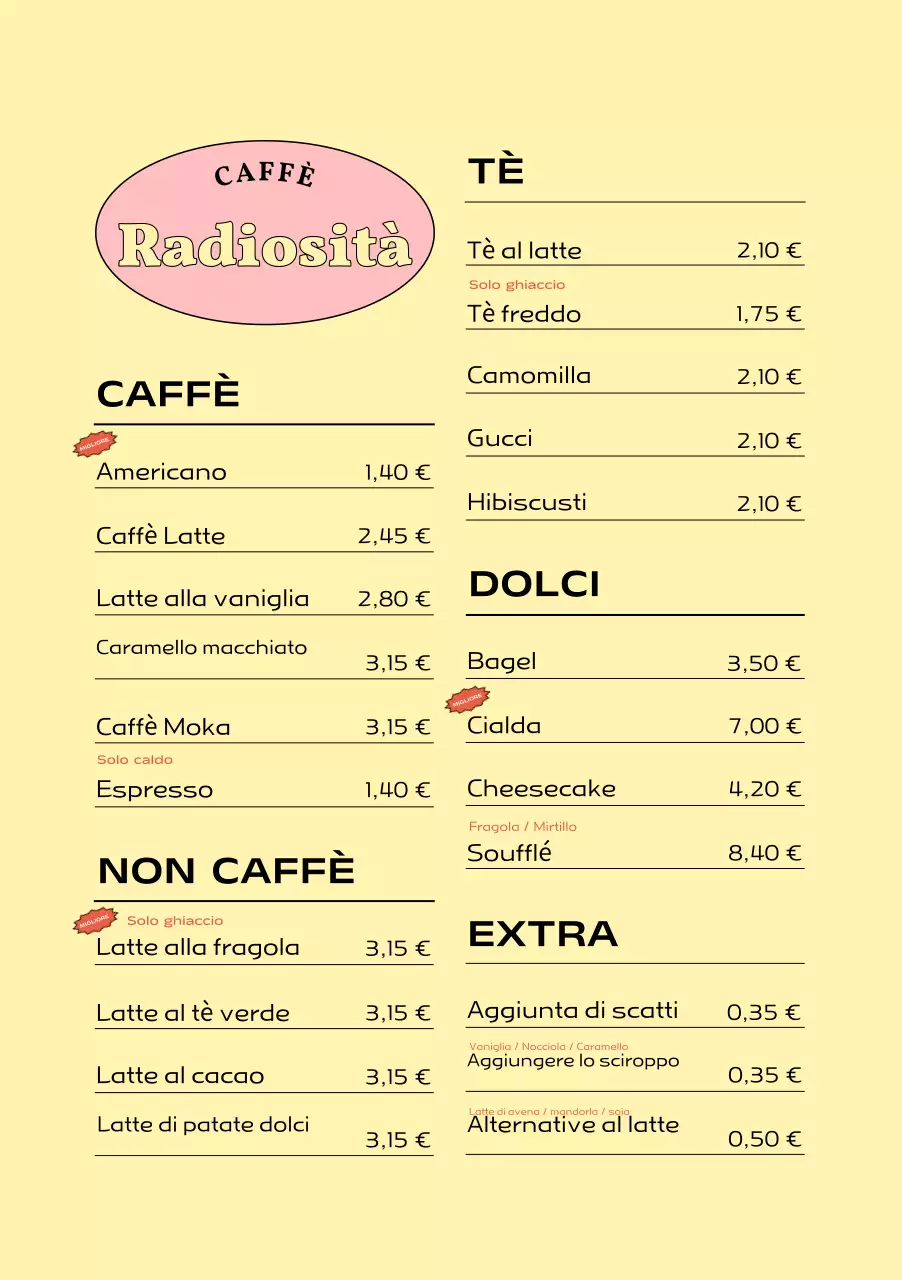 Pubblicità del dessert Pink Pop