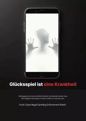 Black Simple Sensibilisierungskampagne