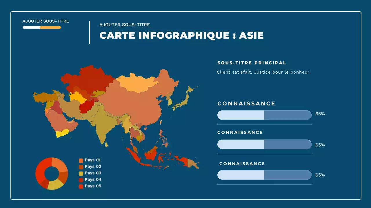 guide infographique du monde moderne bleu