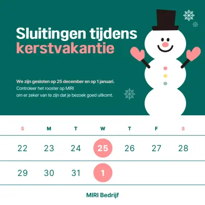 Aankondiging sluiting Green Simple