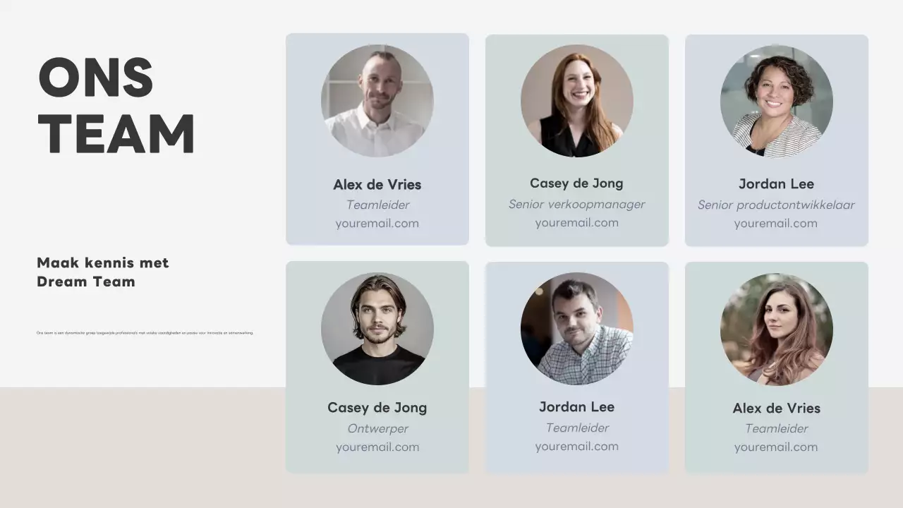 grijs modern bedrijfsplan document