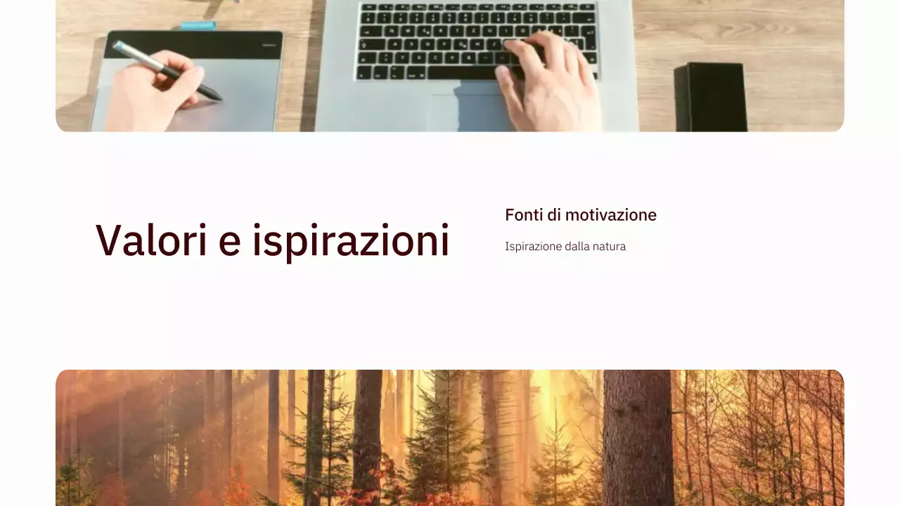 arancione moderno passo di auto-introduzione