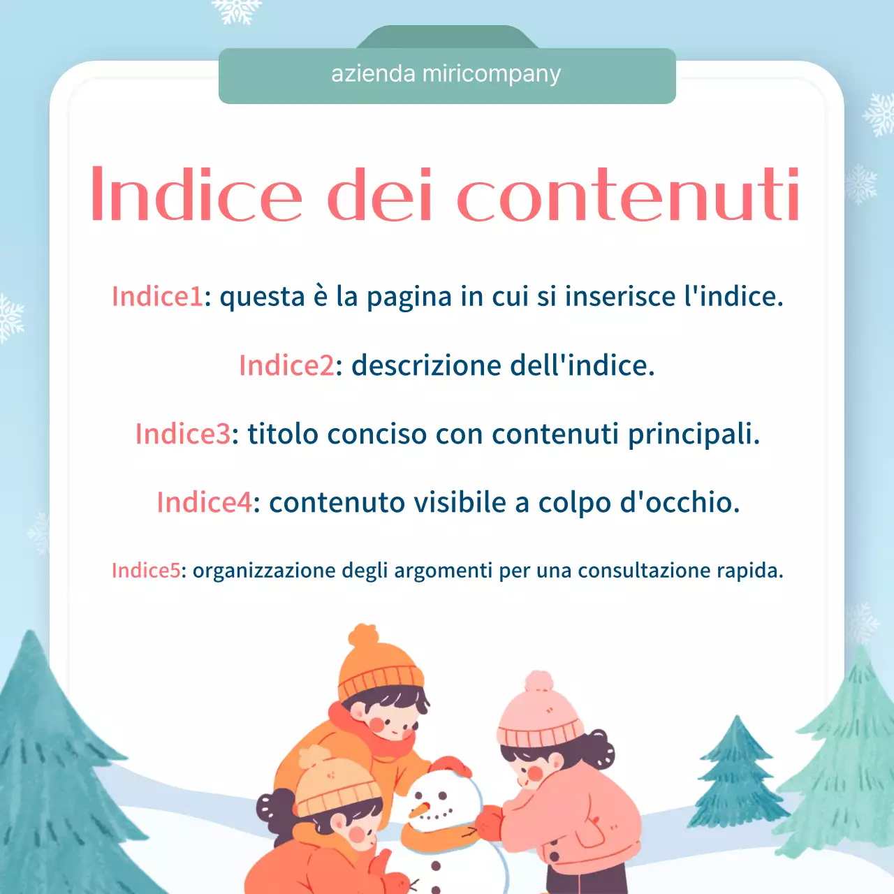 Azzurro Guida al design semplice