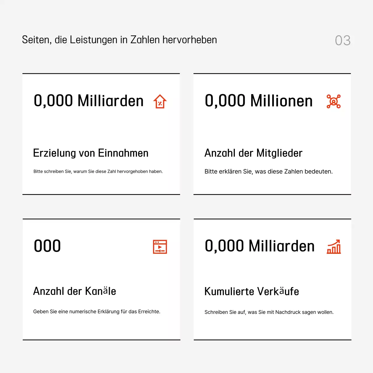 Graue moderne Nachrichtenanzeigen