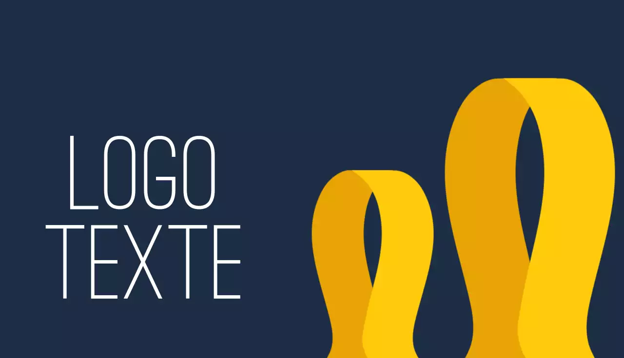 Carte de visite moderne marine