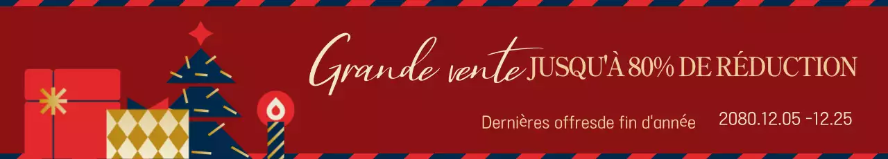 Red Vintage Holiday Sale Ad