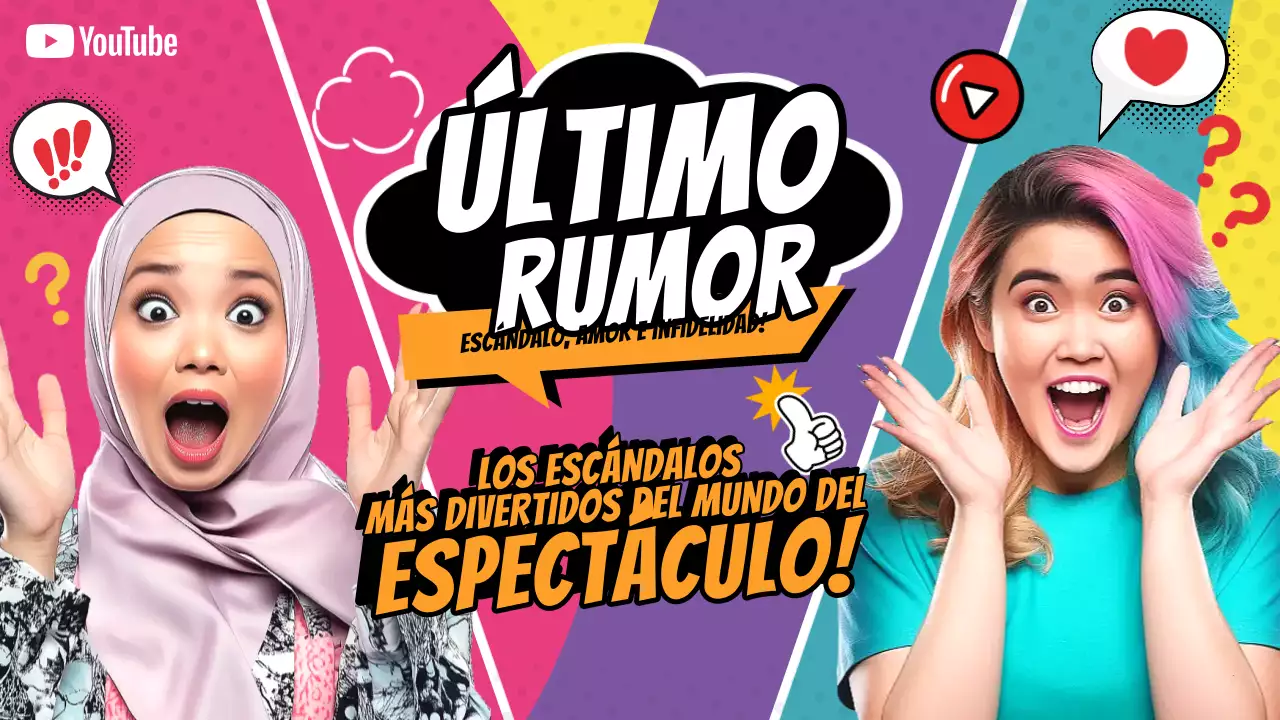 anuncio de entretenimiento pop colorido