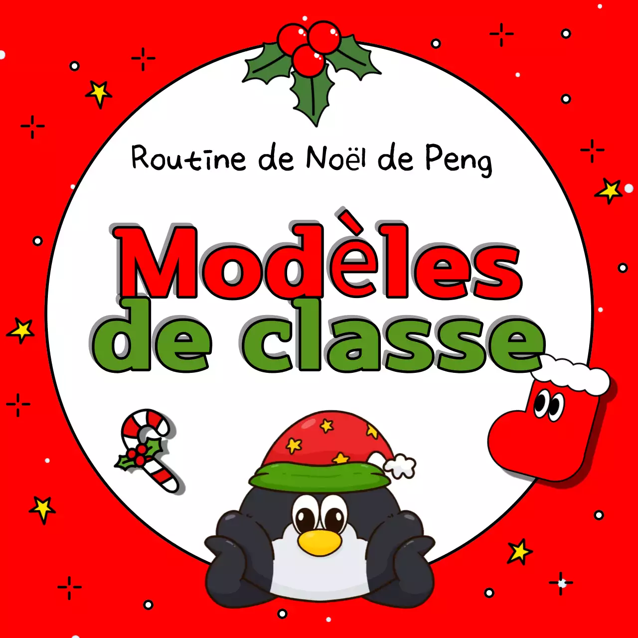 Annoncez votre événement de Noël en rouge et vert avec cette jolie publicité pour un événement de Noël.
