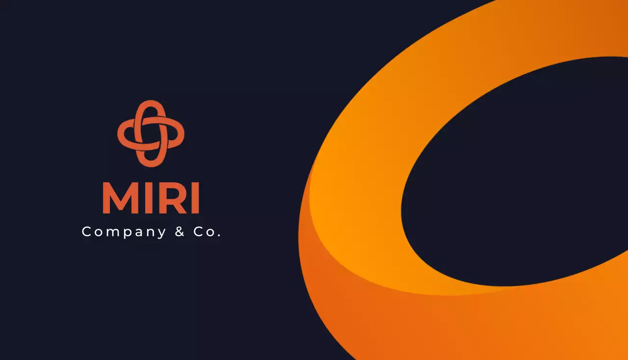 Orange Professional Business Card