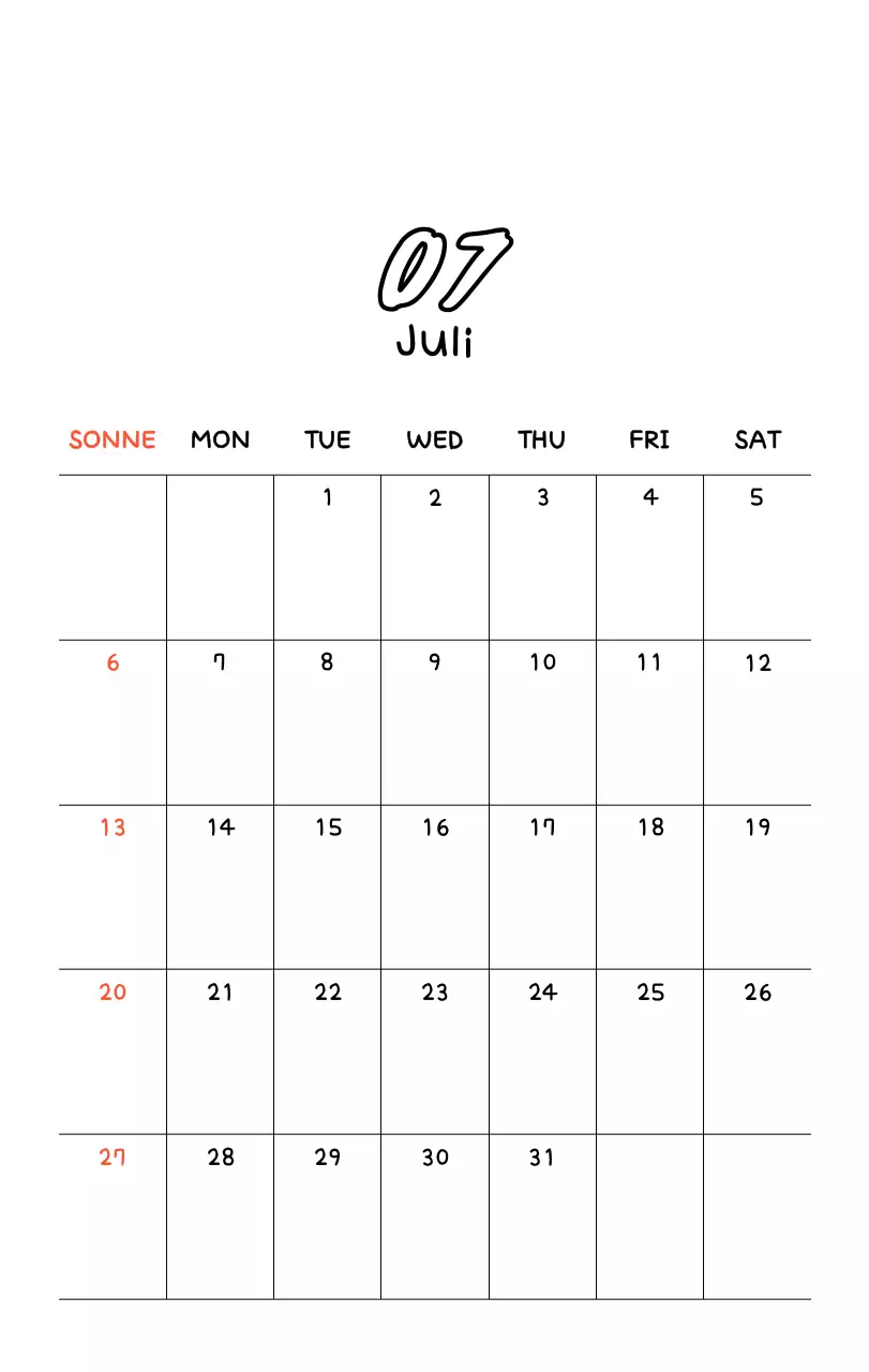 Niedlicher Neujahrs-Fotokalender