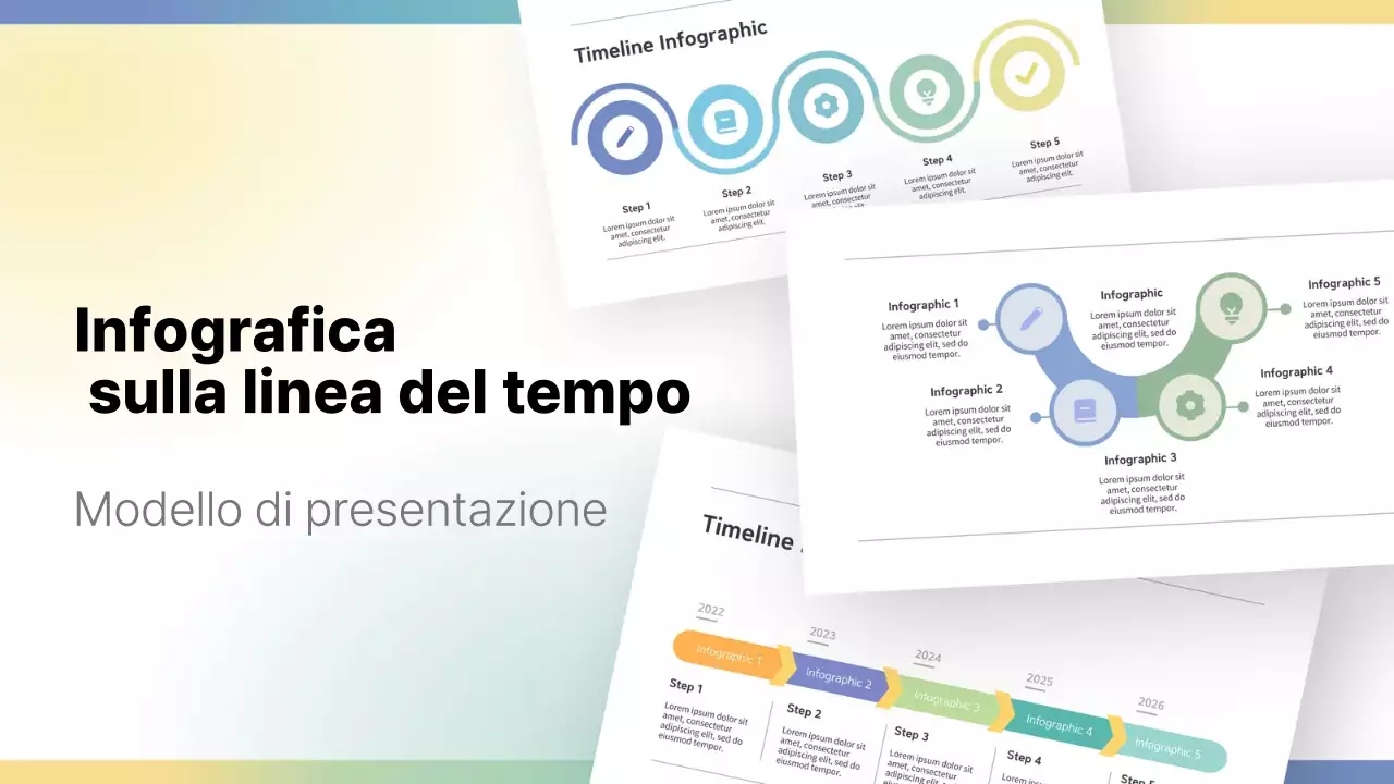 Guida moderna all'infografica arcobaleno