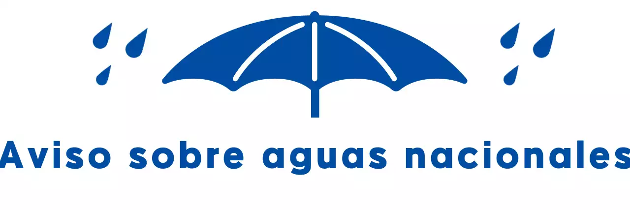 Delantal azul de comunicación de riesgos simple