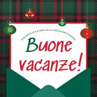Auguri astratti di buone feste vintage
