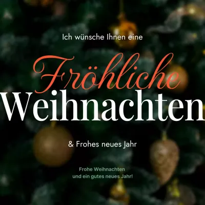 Abstrakte klassische Weihnachtskarte
