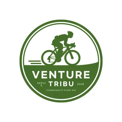 logo cycliste minimaliste vert