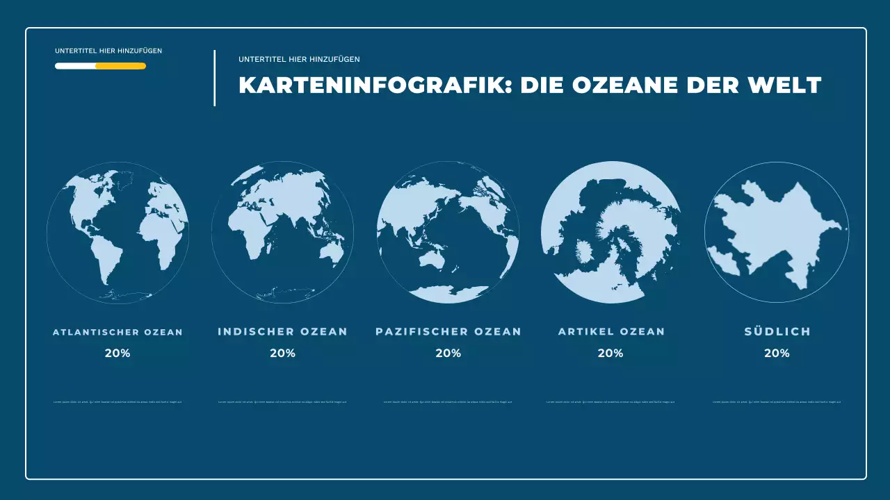 blaue moderne Welt infografischer Leitfaden