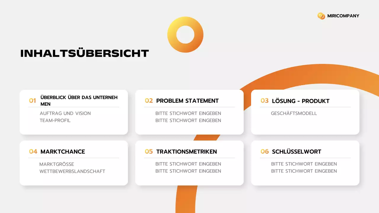 orange modernes Geschäftsfeld