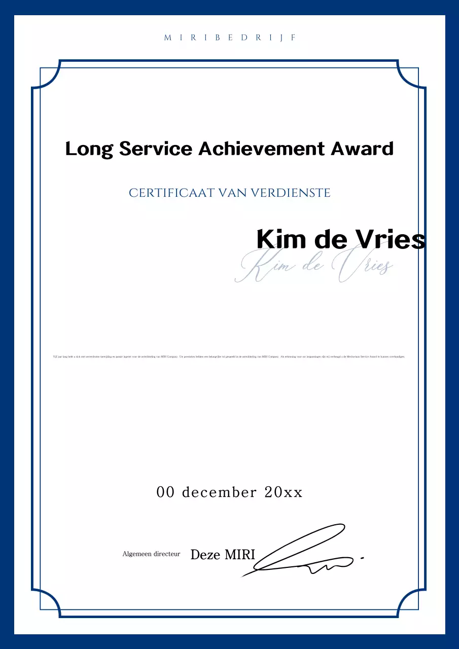 Blauwe Nette Werker Handleiding