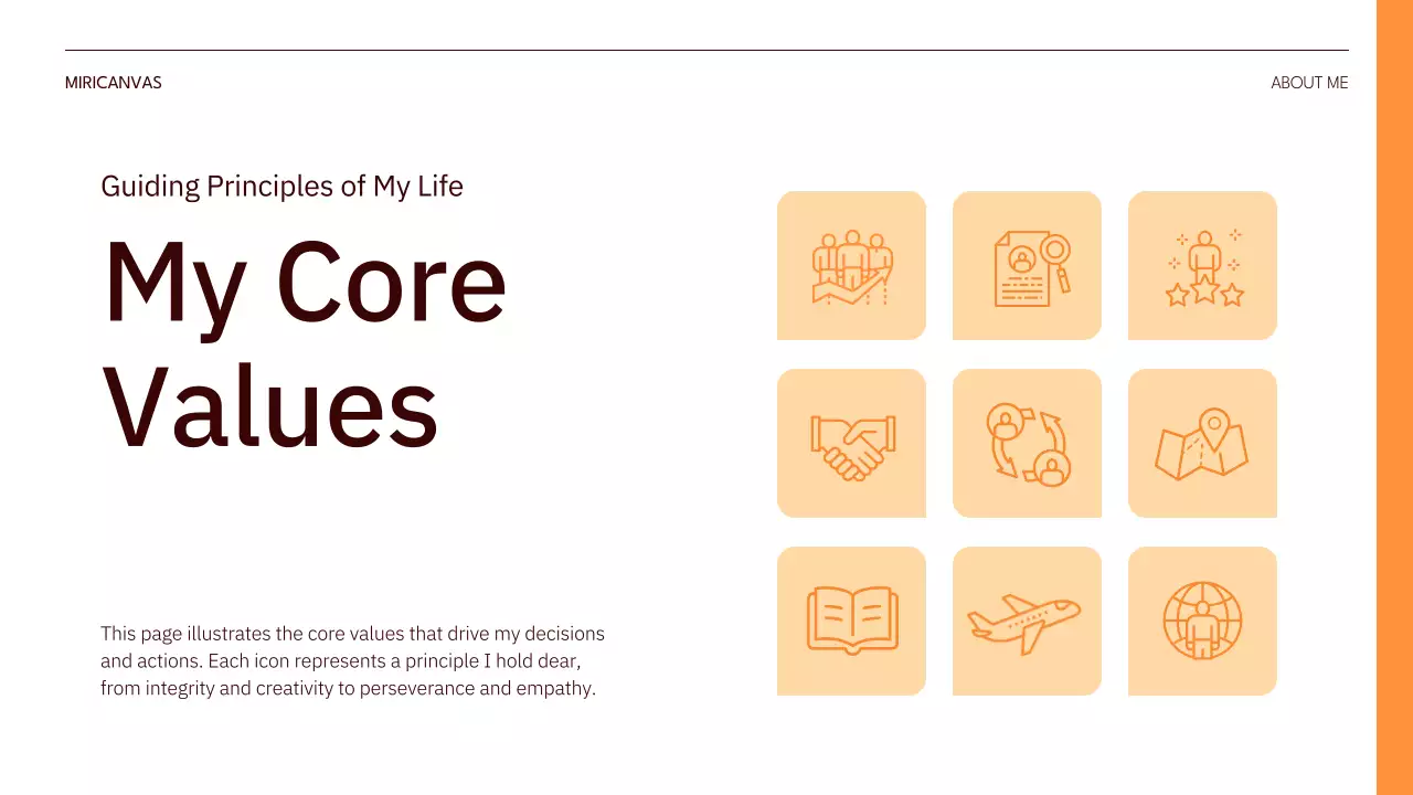 Orange Modern Journey Presentation