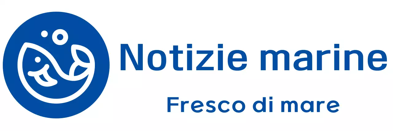 Logo del ristorante sushi blu semplice