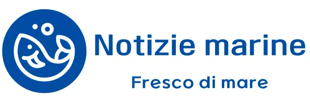 Logo del ristorante sushi blu semplice