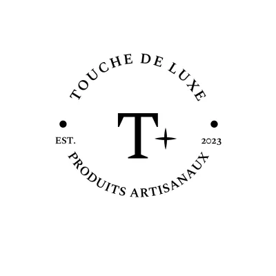 logo noir élégant réalisé à la main