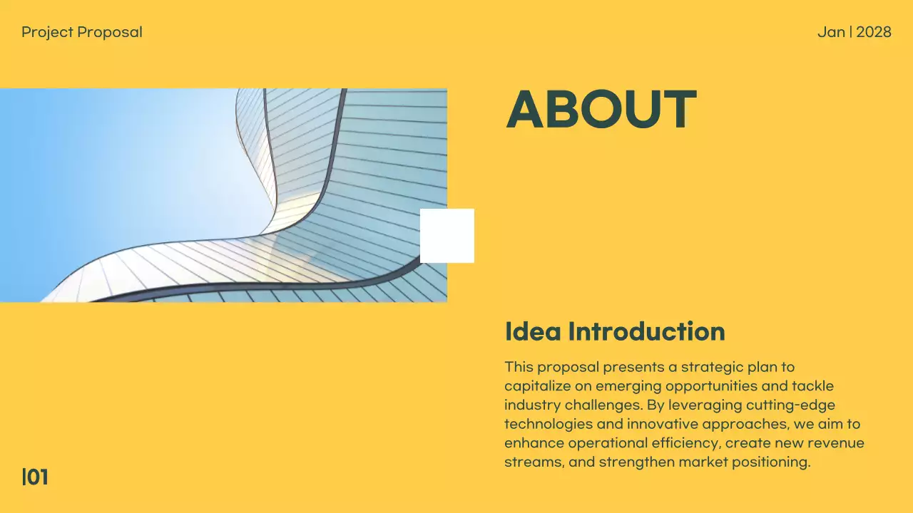 Green Modern Project Proposal Presentation