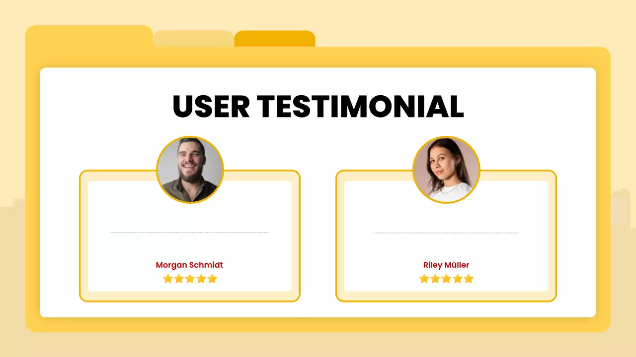 gelbe moderne Lieferankündigung