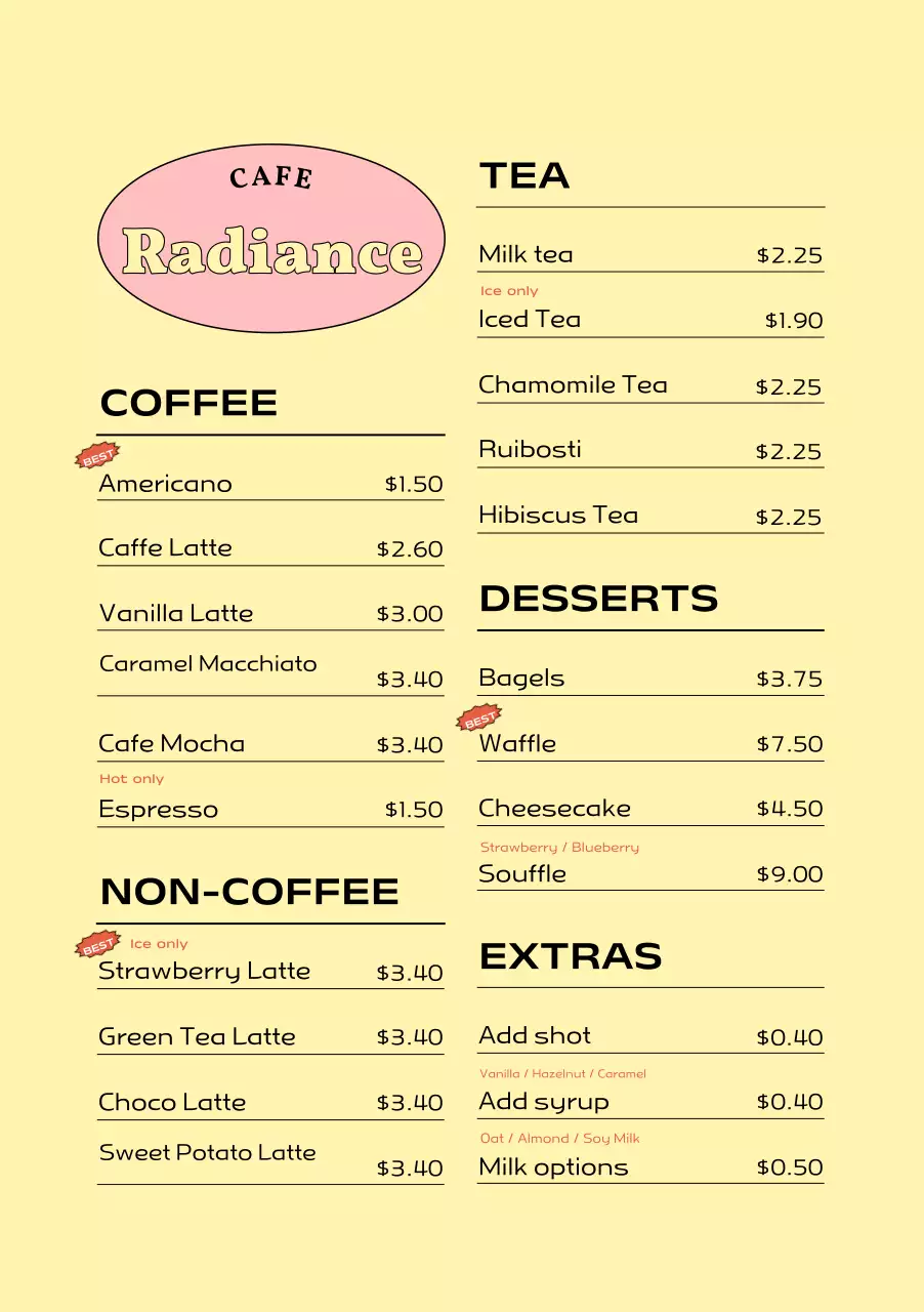 Iklan makanan penutup Pink Pop