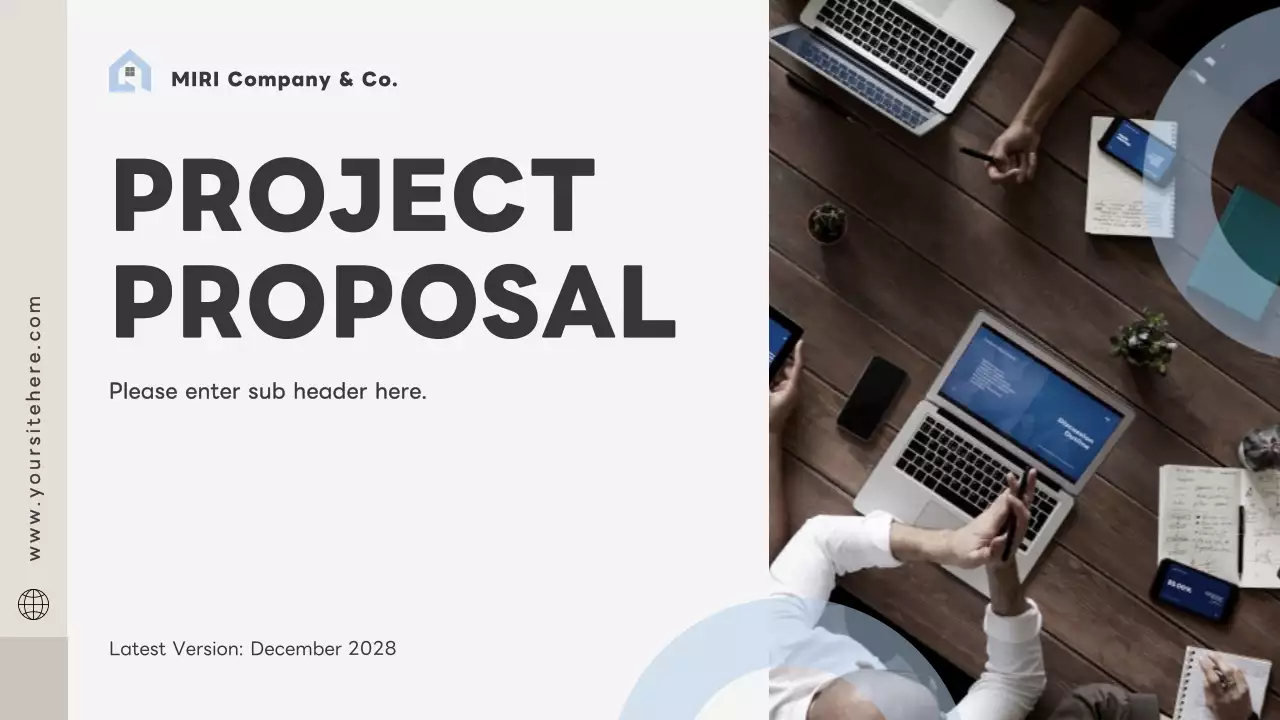 Grey Professional Business Proposal Presentation